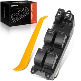 A-Premium - Interruptor de ventana eléctrica compatible con Toyota Camry 2002-2006, RAV4 2001-2005, Prius 2004-2009, Sienna 2004-2009, lado delantero izquierdo del conductor, reemplazo# 8482012480