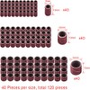132 Piece Sanding Sleeve Set with Box, Including 120 Pieces