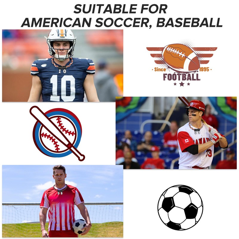 Silicone Charms 0-9 For Tornado Baseball Necklace, Jersey Number0-9 for