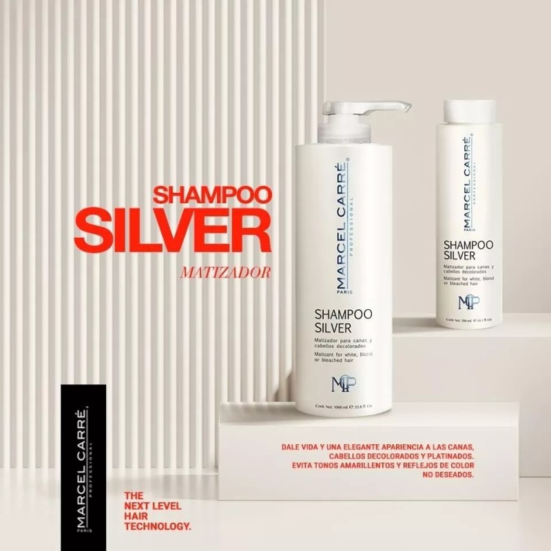 Marcel Carré Trat Sin Enjuague Leave In 300ml Silver 2pza