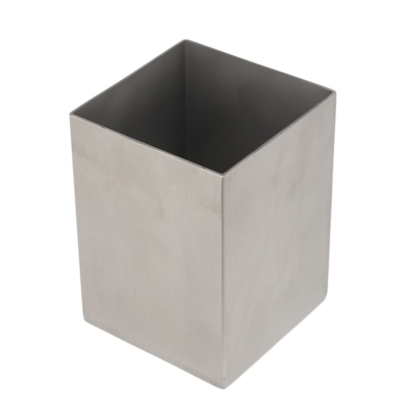 Pencil Cup 304 Stainless Steel Pencil Holder Thicken Durable Rectangular