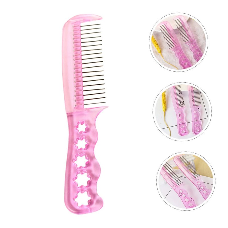 IWOWHERO Versatile Hair Combs Set 5pcs Static Steel Combs for