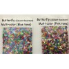 the glitters world Solvent Resistant BUTTERFLY shape Glitter (Rainbow B)