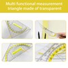 Set Square with Handle Set Square Flexible Set of 4