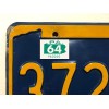 1964 Pennsylvania License Plate Registration Sticker, YOM, PA, Tag