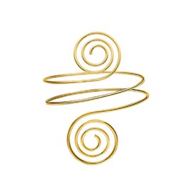 MakeMeChic Women's Flower 18K Arm Cuff Bracelets Gold Upper Arm Beach Jewelry, One-Size, Soft Fabric, no gemstone