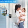 KNOBWELL Keyless Entry Door Lock, 4 in 1 Smart Fingerprint