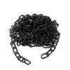 Black Plastic Chain Barrier 3 Meter Length, 8mm Thickness |