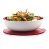 TUPPERWARE Allegra 9891 1.5 L Red / White Serving Bowl