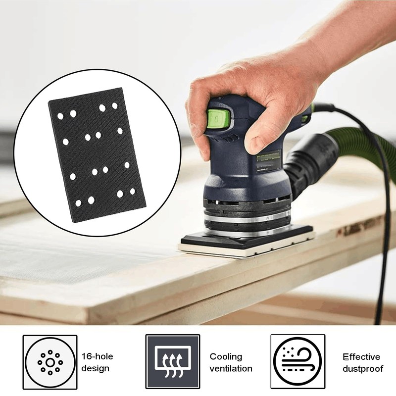 SUMNACON 4 Pack Sponge Sander Backing Pad Foam Sanding Pad,