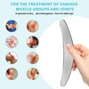 2-in-1 Stainless Steel Gua Sha Muscle Scraper Tool, Myofascial Scraping