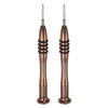 HARFINGTON 2pcs Precision Phillips Screwdriver 2.0x25mm Magnetic Cross Head Mini