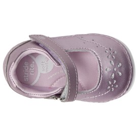 Stride Rite Baby SM Faye Sneaker, Purple, 4 US Unisex Infant
