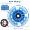 OTFAITP 80mm x 24mm Flash Rear Wheel M8x43 44 45
