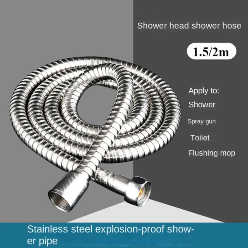 Stainless Steel Shower Hose for Handheld Showers – Flexible G1/2