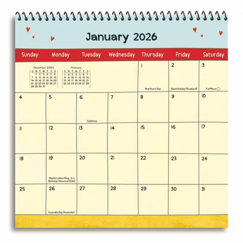 Blue Mountain Arts 2026 Wall Calendar — The Truth About