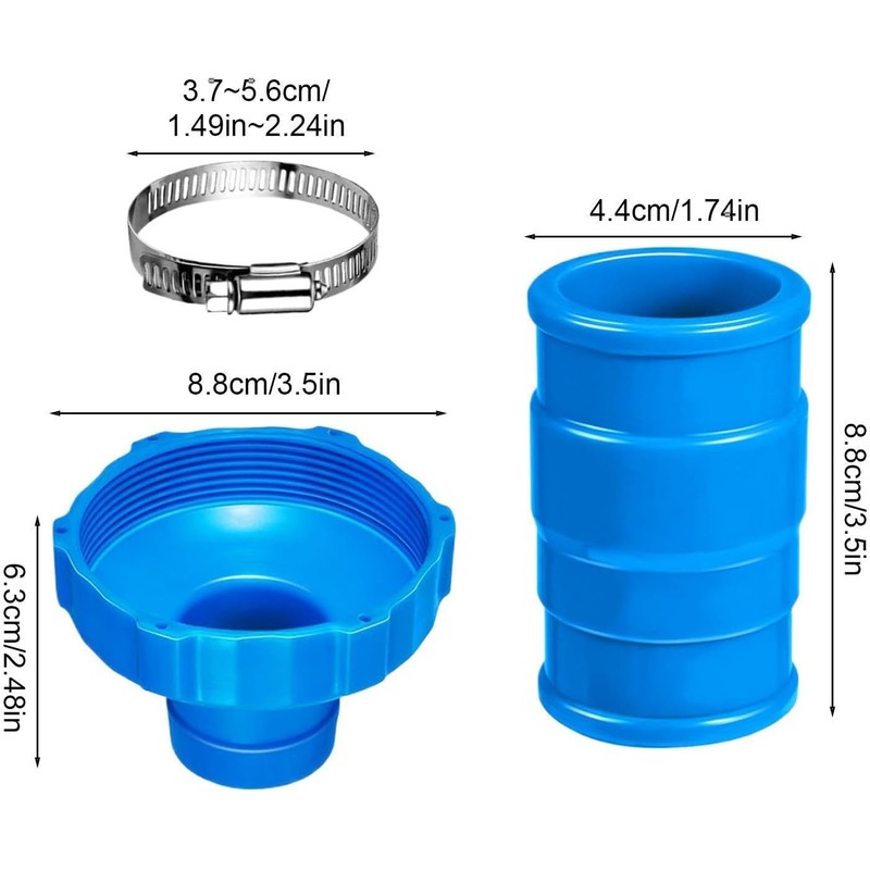 Adaptador de Manguera para Aspiradora para Piscina Accesorio conexión