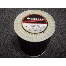 Gudebrod G6 IGFA Dacron Fishing Line Greenspot/Blac - 30lbs., Greenspot, 400 yds