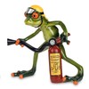 Set of 2 Decorative Figures – FROG Frogs FIRE BRIGADE