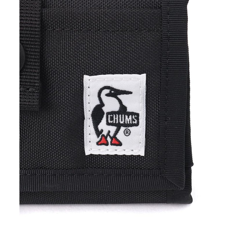 CHUMS Men's Wallet Recycle Card Coin Wallet, black