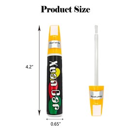 QKWL Car Paint Scratch Repair Pen, Car Paint Chip Repair Kit, Applicable to Most Slight Scratch on the Vehicle (Pearl White)