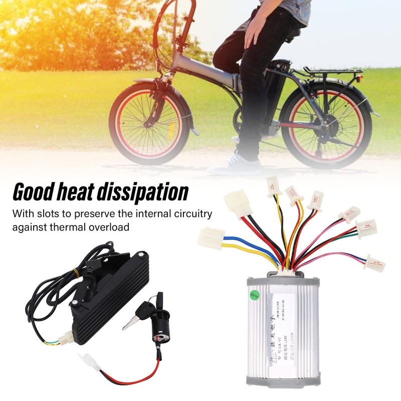 24V 1000W Brushed Electric Bicycle Control with Pedal Throttle Valve