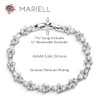Mariell Wedding and Bridal Cubic Zirconia Crystal Tennis Bracelet, Jewelry