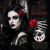 DIYCUT Set of 3 Gothic Hair Accessories - Red Rose