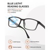 JOLISU Reading Glasses for Men & Women, 5 Pack Black
