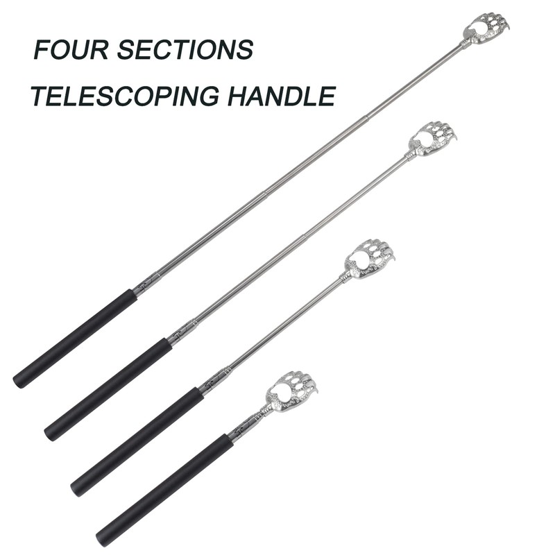 WOVTE Bear Claw Extendable Back Scratcher for Men Women, Stocking