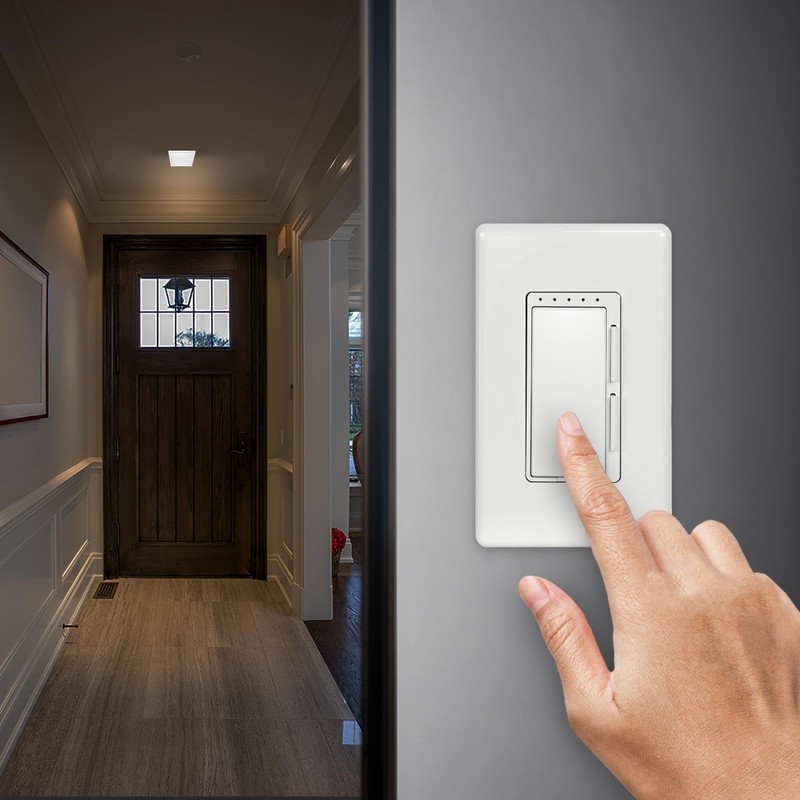 Feit Electric 7.5 Inch LED Square Ceiling Light, Dimmable Flat
