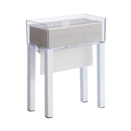 Butterfly Plastic Industrial 691547 Paper Towel Case (Pull Down Type), 9.6 x 5.1 x 12.4 inches (24.4 x 13 x 31.5 cm), Clear