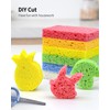 ARCLIBER Cellulose Sponges,Heavy Duty Scrub Kitchen Sponge,Clean Tough Messes Without