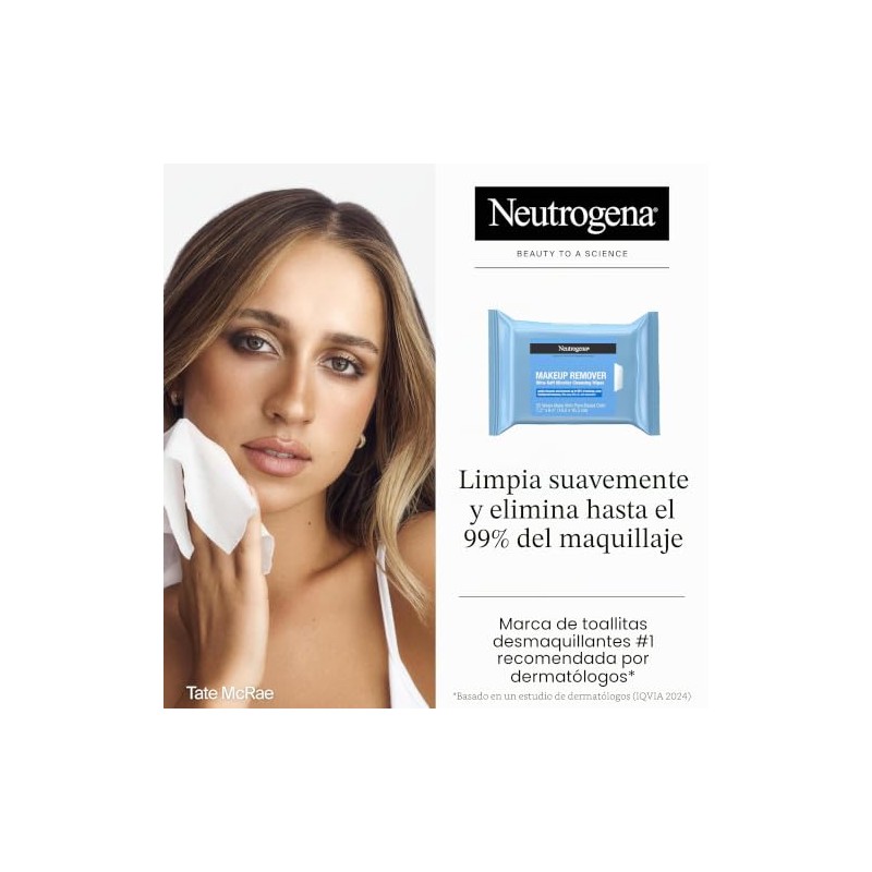 Toallitas removedoras de maquillaje Neutrogena