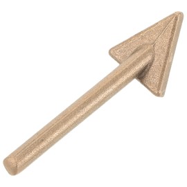 SOLUSTRE Lötspitze für Reparatur von Stoßstangen aus Kunststoff, Spitze für Lötkolben, dreieckige Spitze aus Eisen für Reparatur von Stoßstangen, Auto, Schleifspitze für Kunststoffschweißer