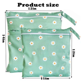 TRASUN Wet bag (Holiday Style, 2 pack, Chrysanthemum 1)