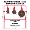 Steel Target Stand, Spinner Shooting Target Foldable Durable Steel Construction