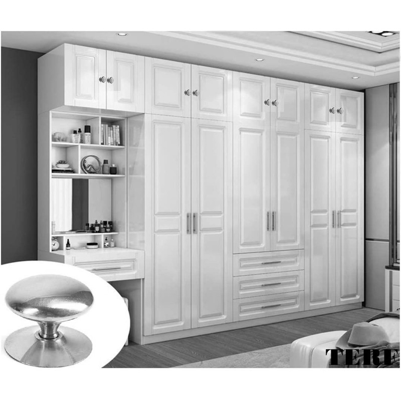 TERF® 30mm Traditional Polished Chrome Cabinet Door Knobs 30mm Chest