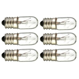 HASMX 6-Pack Lava Lamp Bulb 15 Watt Replacement Light Bulb for Lava Lamp 10 Inch/8-Ounce and 11.5 Inch/12-Ounce Lava Lamps, E12 Base 130 Volt Lava Lamp Replacement Bulb