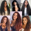 Boho Faux Locs Crochet Hair 30 Inch Goddess Locs 8