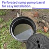 13 x 11.4 x 15 Inch Medium Size Perforated Sump