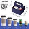 Desing Wish Portable Drink Carrier Tote Bag with Handle Reusable