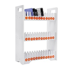 WANLECY 36 Slots Classroom Cell Phone Storage, PVC 3-Tier Multiple Mobile Phone Holder Desktop Organizer for Classroom Office