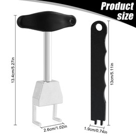 CZAYEFNH Car ignition coil puller removal tool, ignition coil key tool, made of carbon steel, applies to 1.2 1.4 1.6T engine, OEM T10094A, engine pin ignition coils disassembly special tool