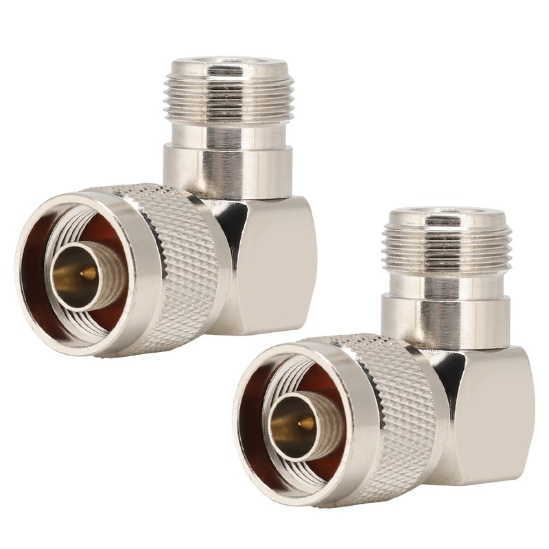 2PCS N Male to N Female Elbow Adapter RF Coaxial