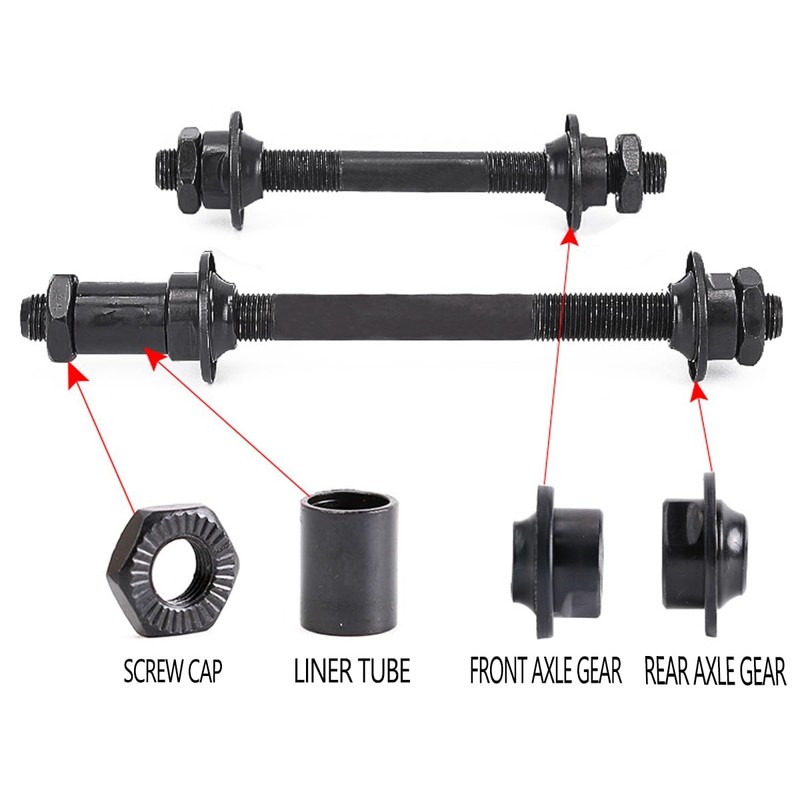 zalati 1 Pair Quick Release Bicycle Wheel Axle for Roller