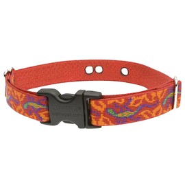 LupinePet Originals 1" Go Go Gecko 19-31" Containment Collar Strap for Large Dogs