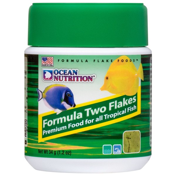 Ocean Nutrition Formula Two Flakes 1.2-Ounces (34 Grams) Jar