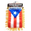 Puerto Rico Rican Flags for car Interior Rearview Mirror or