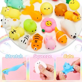 48 Piece Squeeze Toy, Animal, Stress Relief, Squeeze Toy Set, Party Bag, Filler, Healing Goods, Children's Favors, Squeeze Toy, Animals, Cute, Killing Time, Slow Rising, Soft, Festival, Christmas,